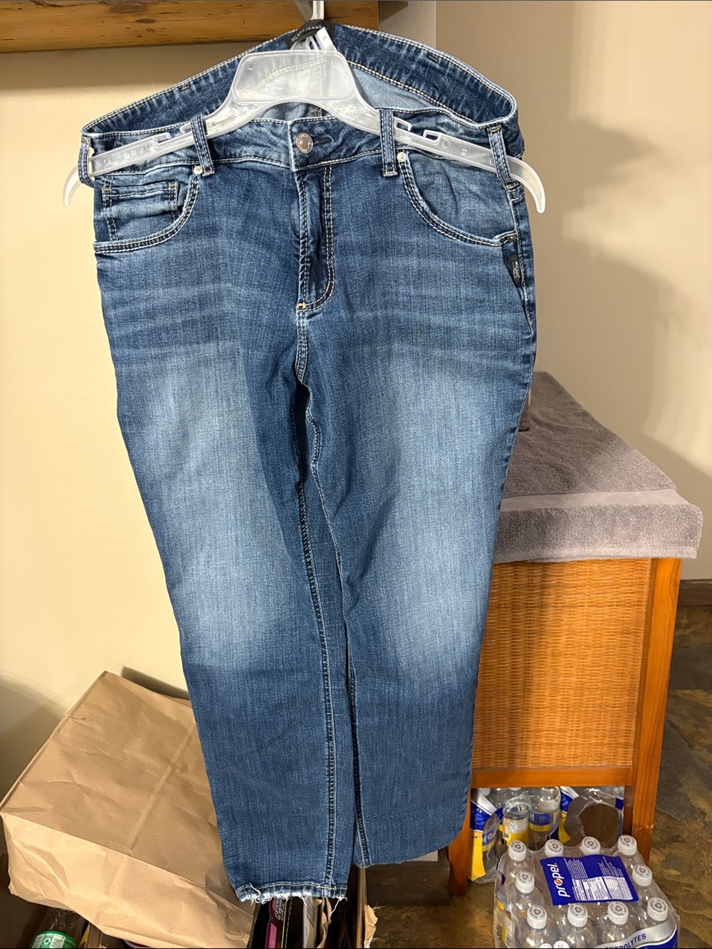 Silver Jeans Women's Medium Blue Boyfriend Denim
